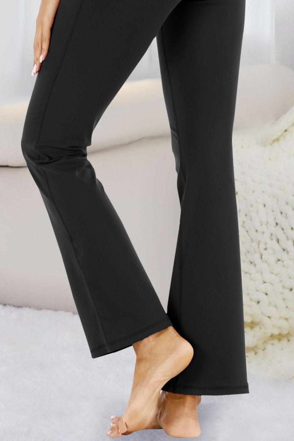 Fringe Essentials Pocketed High Waist Active Pants