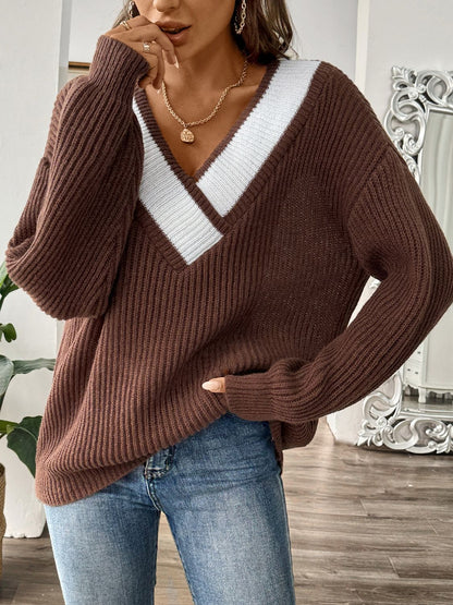 Amber Dropped Shoulder Sweater