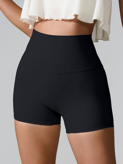 Fable & Fringe Essential High Waist Active Shorts With Pockets