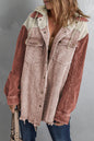 Fable & Fringe Color Code Hooded Corduroy Shacket