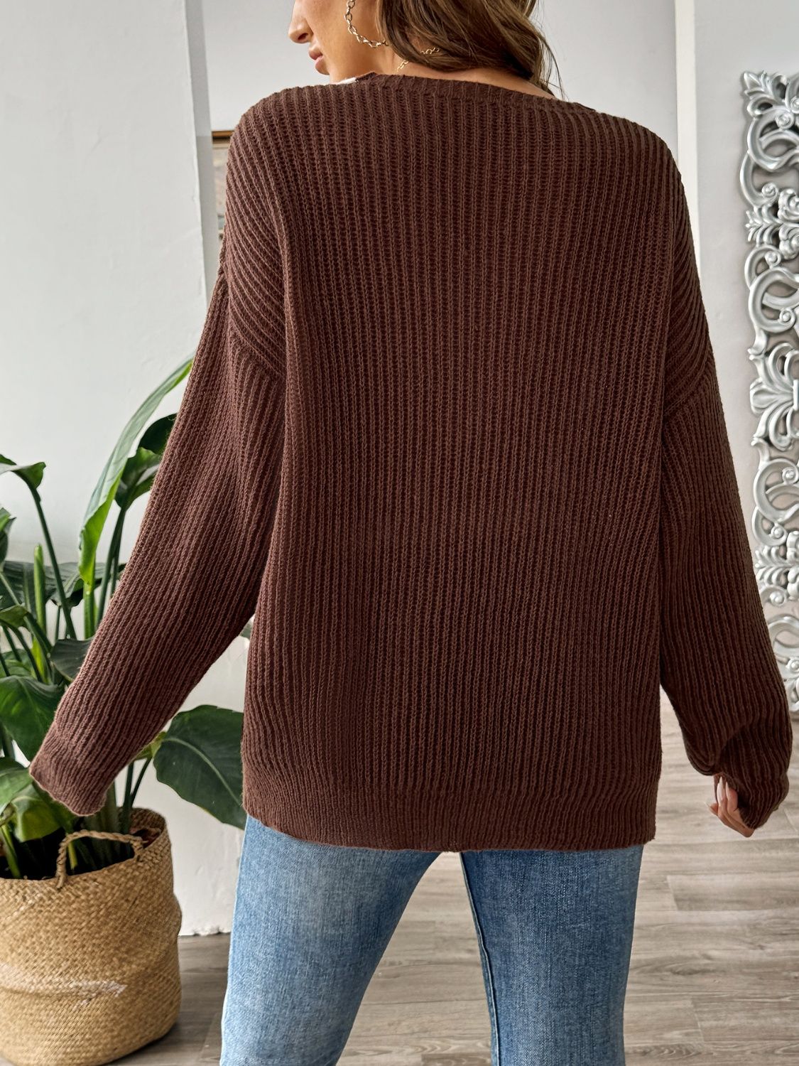 Amber Dropped Shoulder Sweater