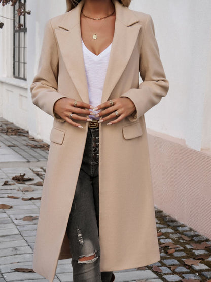 Crissy Collared Neck Trench Coat