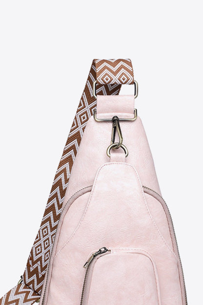 Fable & Fringe Take A Trip Leather Sling Bag