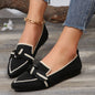 Fable & Fringe Bow Point Toe Loafers