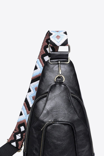 Fable & Fringe Take A Trip Leather Sling Bag