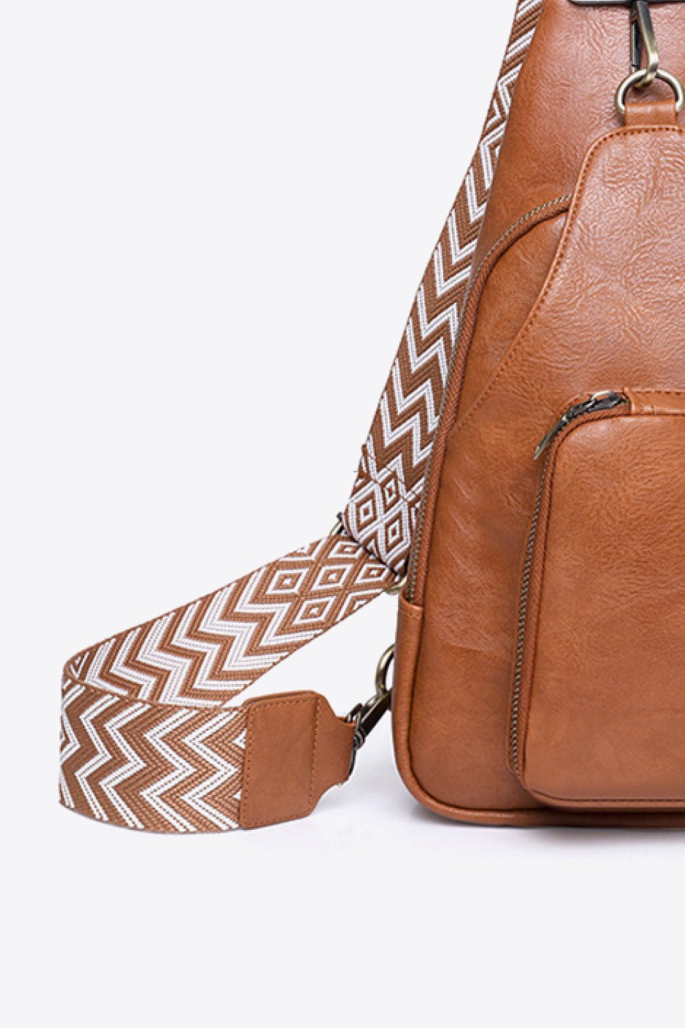 Fable & Fringe Take A Trip Leather Sling Bag