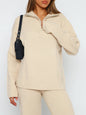 Fable Essentials Quarter Zip Long Sleeve Top and Pants Set