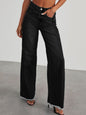 Fable & Fringe Chic Understatement Raw Hem Jeans