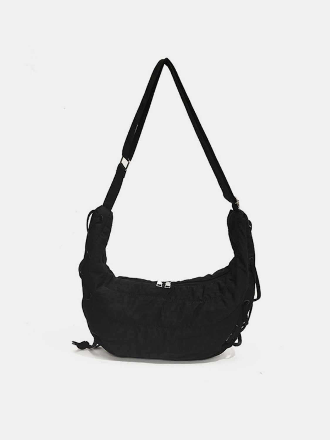 Fable & Fringe Essentials Lace-Up Crossbody Bag