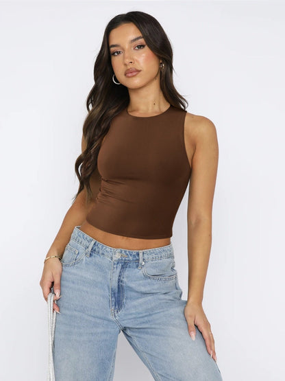 Fable & Fringe Basic Bae Cropped Tank