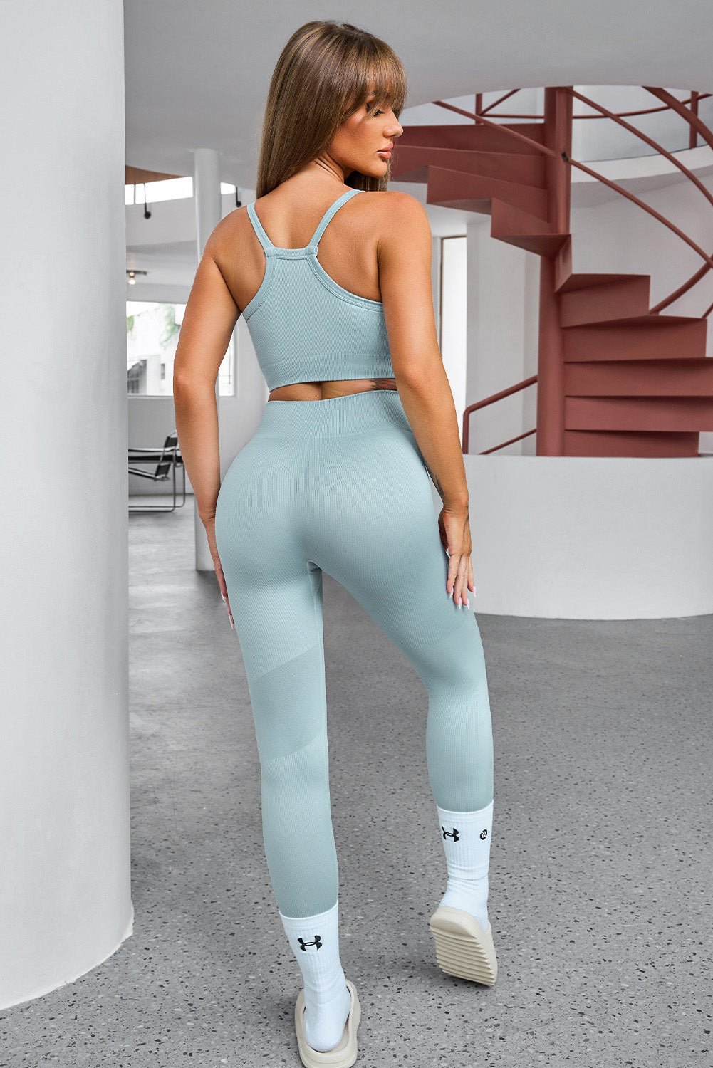 Fable Essentials 3 Piece Active Top and Pants Set