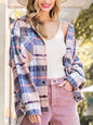 Polly Snap Up Plaid Jacket with Pocket