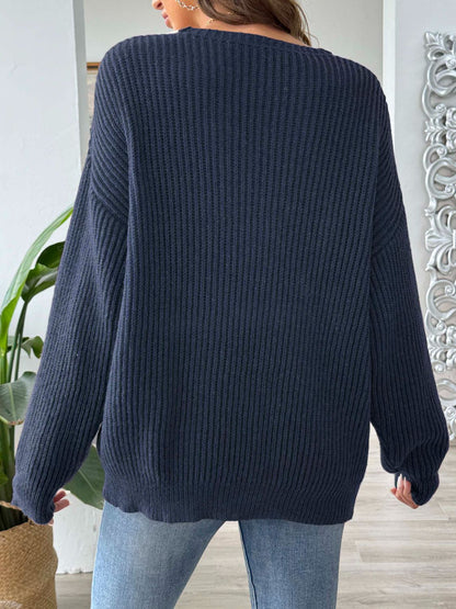 Amber Dropped Shoulder Sweater