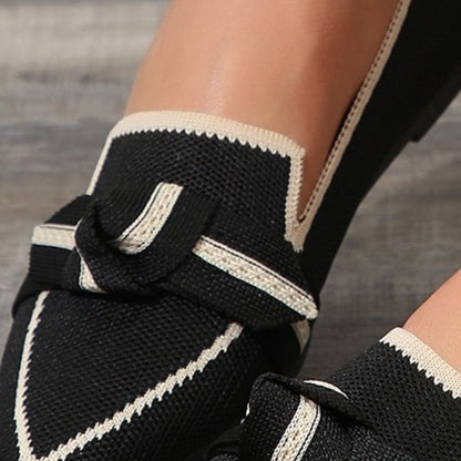 Fable & Fringe Bow Point Toe Loafers