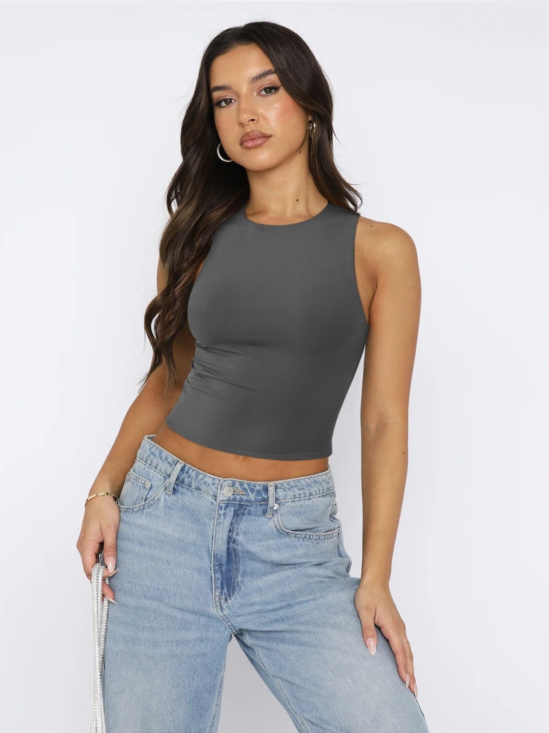 Fable & Fringe Basic Bae Cropped Tank