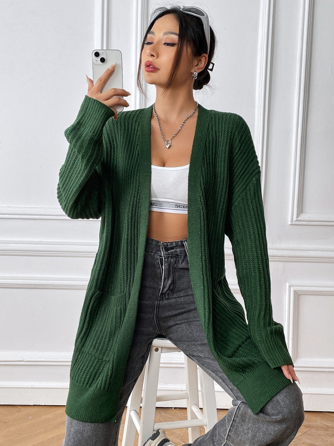 Heather Long Sleeve Cardigan