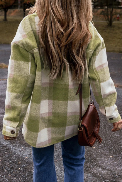 Fable & Fringe Cozy Enough Plaid Jacket