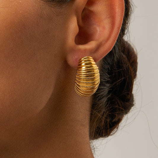 Fable & Fringe Be Bold 18K Gold Earrings