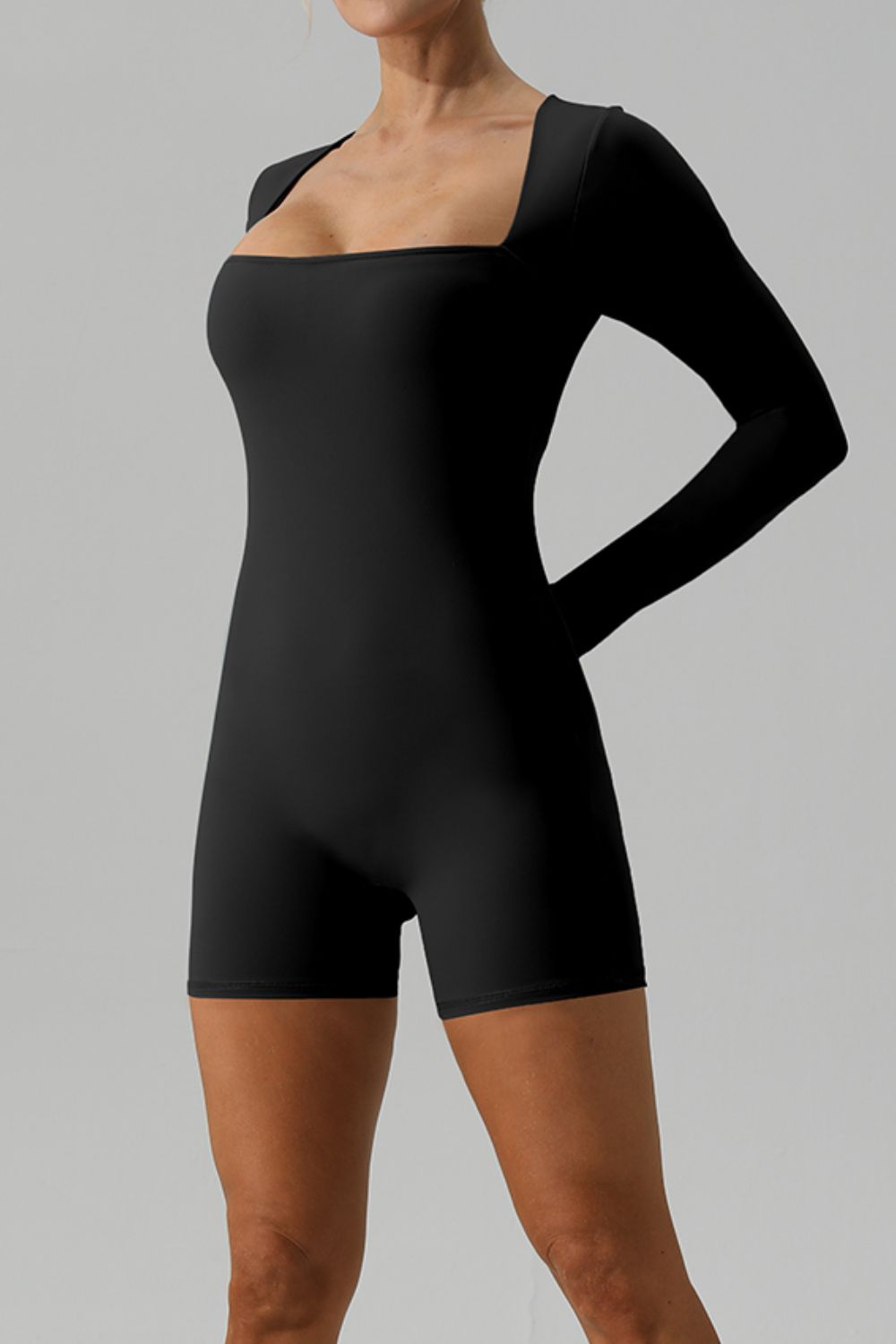 Fable Essentials Let's get Active Long Sleeve Active Romper