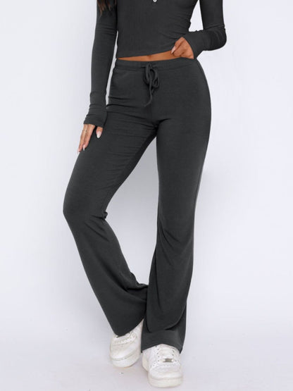 Fable Lounge Extra Cozy V-Neck Long Sleeve Top and Pants Set