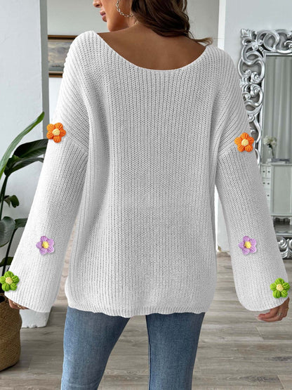 Fable & Fringe Alura Floral Sweater