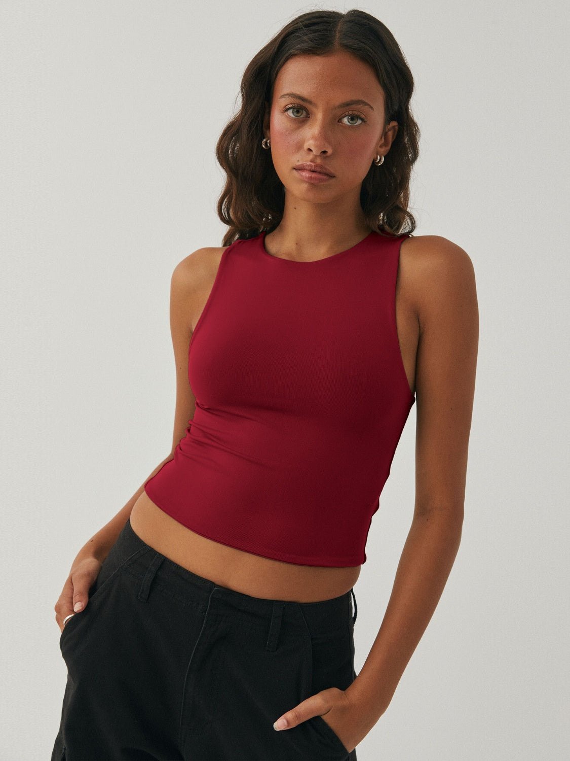 Fable & Fringe Basic Bae Cropped Tank