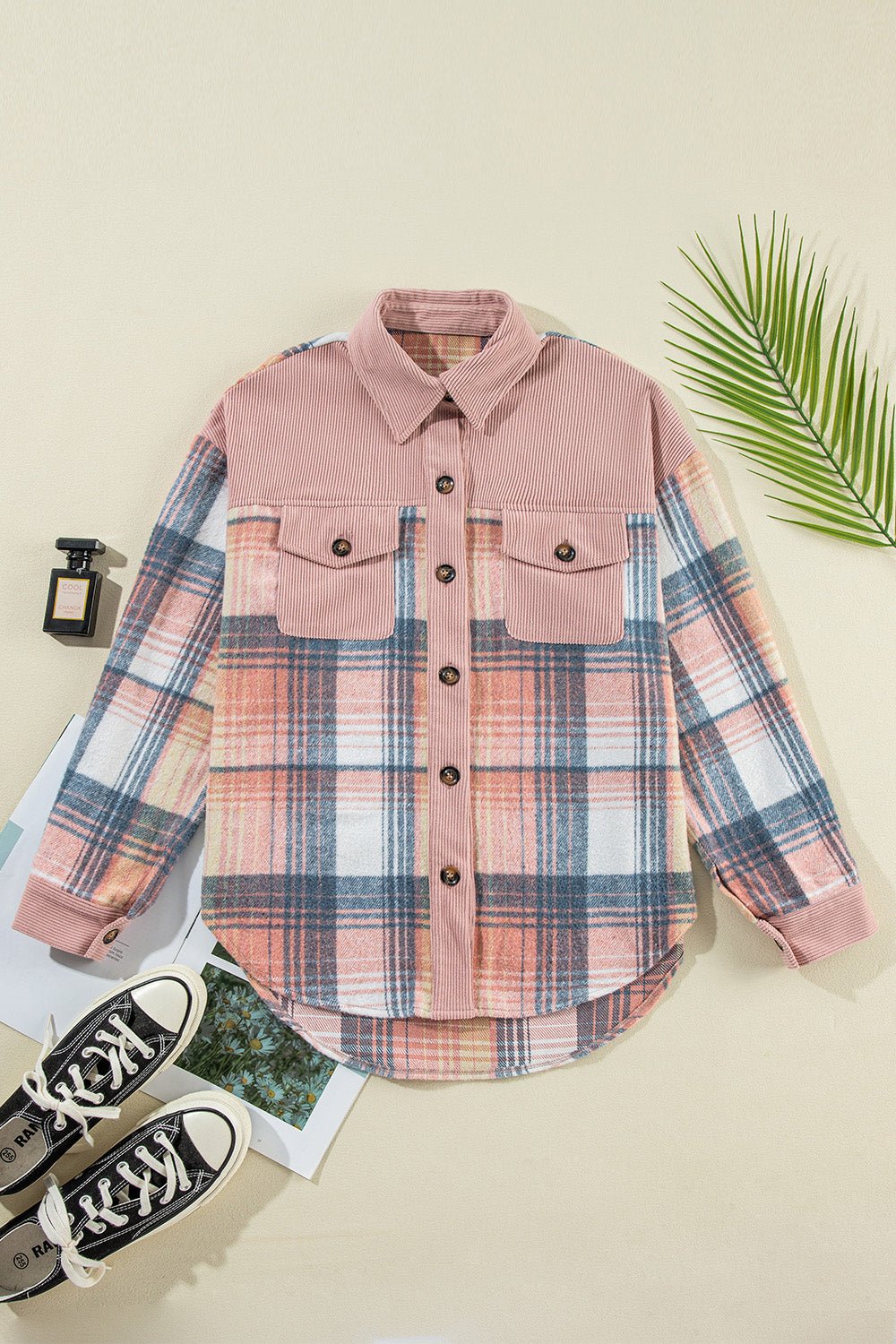 Bailey Plaid Button Up Long Sleeve Top