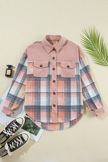 Bailey Plaid Button Up Long Sleeve Top