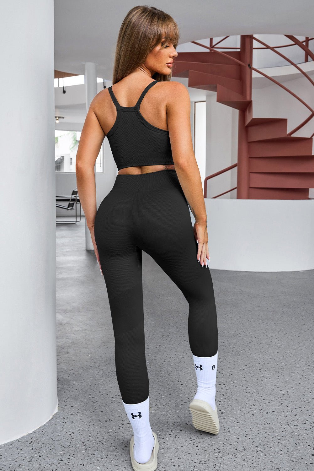 Fable Essentials 3 Piece Active Top and Pants Set