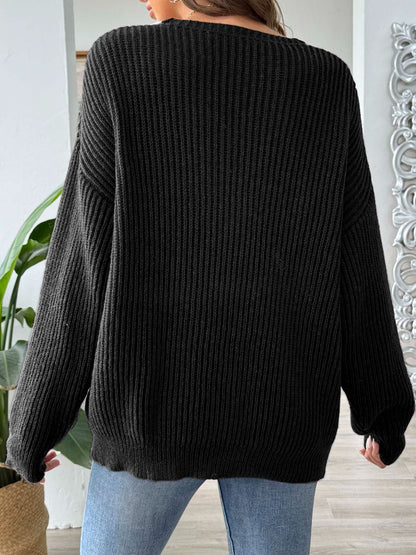 Amber Dropped Shoulder Sweater