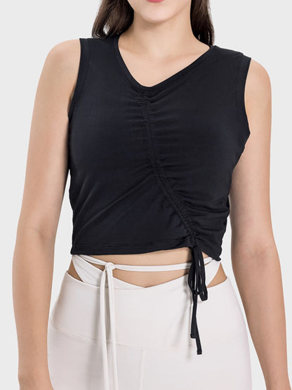 Active Luxe Ruched Tank