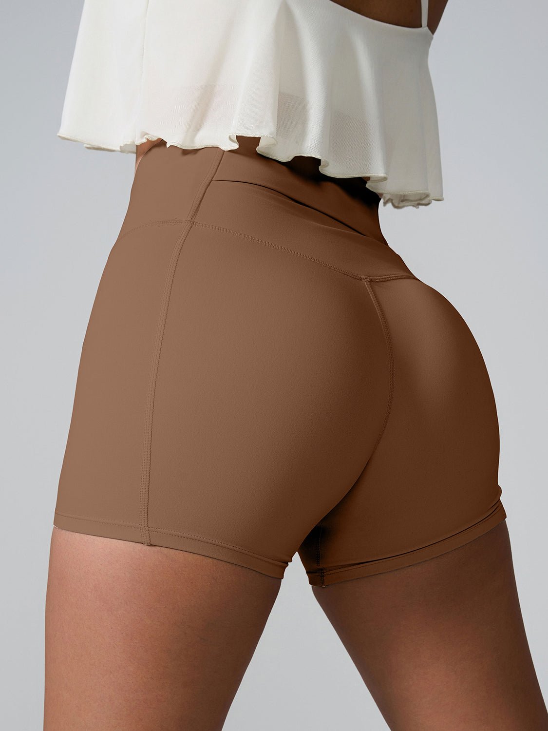 Fable & Fringe Essential High Waist Active Shorts With Pockets