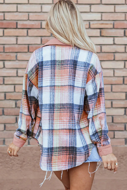 Bailey Plaid Button Up Long Sleeve Top