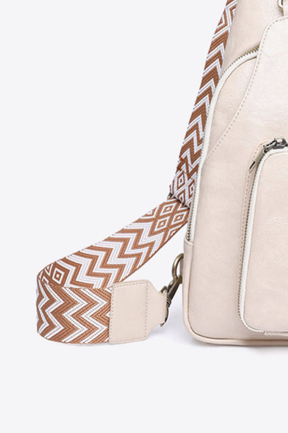 Fable & Fringe Take A Trip Leather Sling Bag