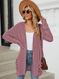 Fable & Fringe Pocketed Long Sleeve Cardigan