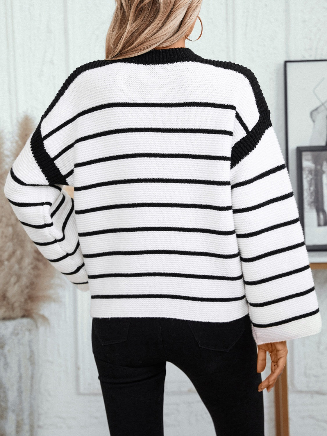 Classic Stripe Cozy Sweater