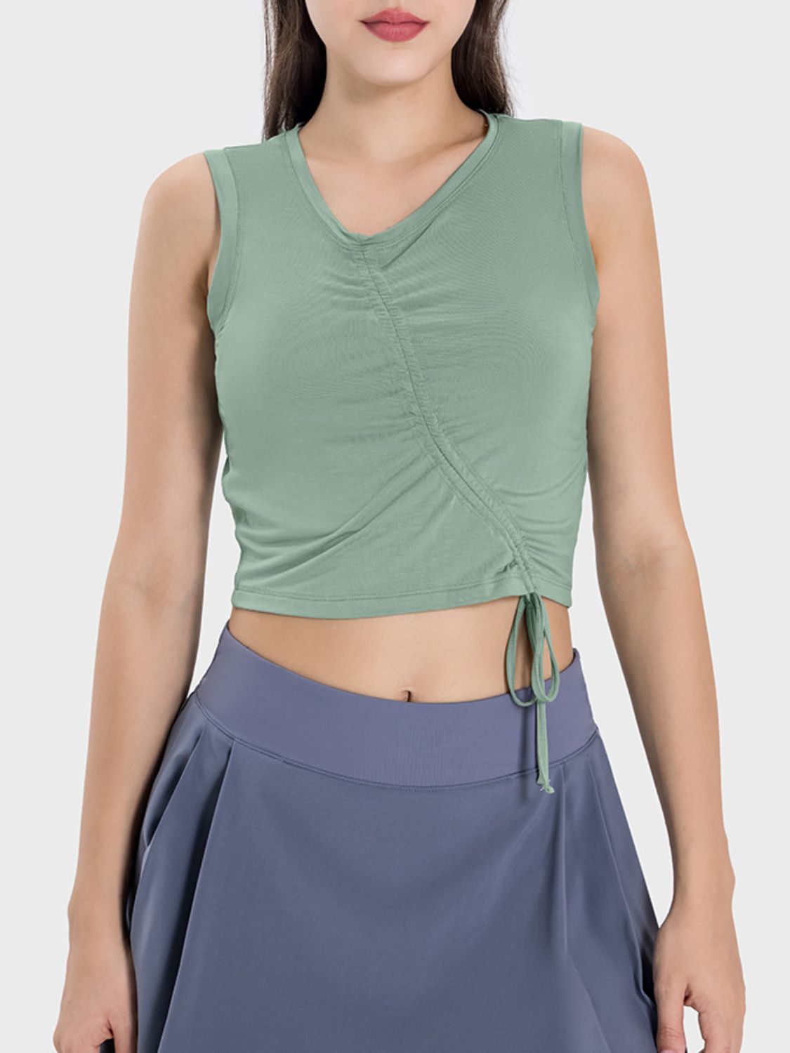 Active Luxe Ruched Tank