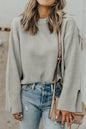 Fable & Fringe Cozy Enough Slit Sleeve Sweater