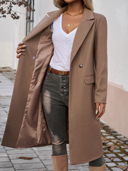 Crissy Collared Neck Trench Coat